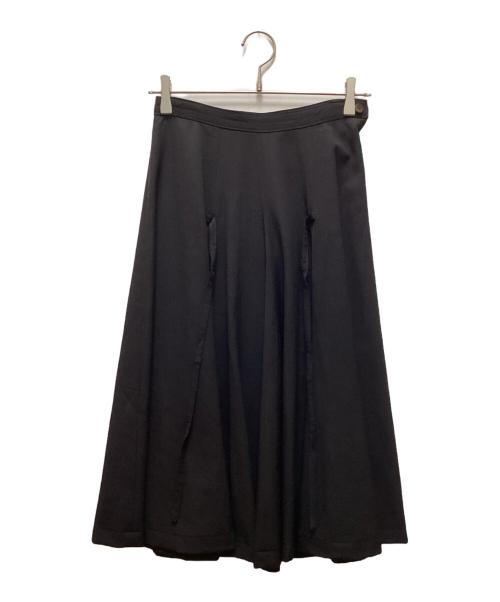tricot COMME des GARCONS（トリココムデギャルソン）tricot COMME des GARCONS (トリココムデギャルソン) ウールフレアスカート ブラック サイズ:Mの古着・服飾アイテム