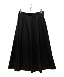 tricot COMME des GARCONS（トリココムデギャルソン）の古着「ポリエステルフレアスカート」｜ブラック