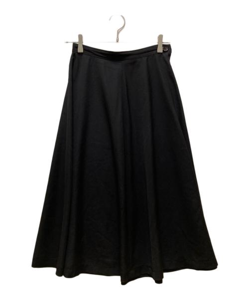 tricot COMME des GARCONS（トリココムデギャルソン）tricot COMME des GARCONS (トリココムデギャルソン) ポリエステルフレアスカート ブラック サイズ:Mの古着・服飾アイテム