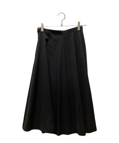 tricot COMME des GARCONS（トリココムデギャルソン）tricot COMME des GARCONS (トリココムデギャルソン) ポリエステルフレアスカート ブラック サイズ:Mの古着・服飾アイテム