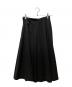tricot COMME des GARCONS (トリココムデギャルソン) ポリエステルフレアスカート ブラック サイズ:M：7000円