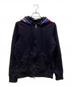 MONCLERモンクレール）の古着「FELPA APERTA CON ジップパーカー」｜ブラック