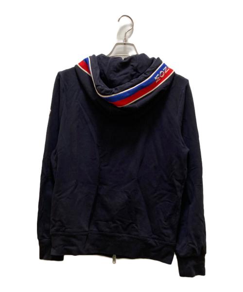 MONCLER（モンクレール）MONCLER (モンクレール) FELPA APERTA CON ジップパーカー ブラック サイズ:Mの古着・服飾アイテム