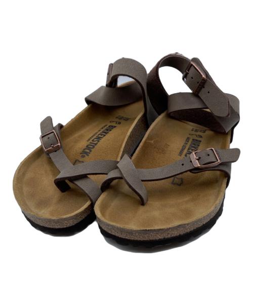 BIRKENSTOCK（ビルケンシュトック）BIRKENSTOCK (ビルケンシュトック) YARA アンクルストラップサンダル ベージュ サイズ:24の古着・服飾アイテム