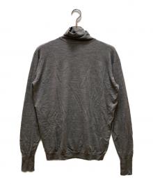 JOHN SMEDLEY（ジョンスメドレー）の古着「タートルネックニット」｜グレー