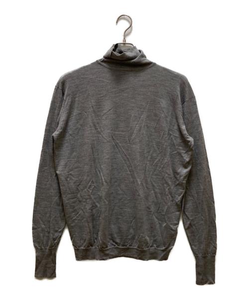 JOHN SMEDLEY（ジョンスメドレー）JOHN SMEDLEY (ジョンスメドレー) タートルネックニット グレー サイズ:Ⅼの古着・服飾アイテム