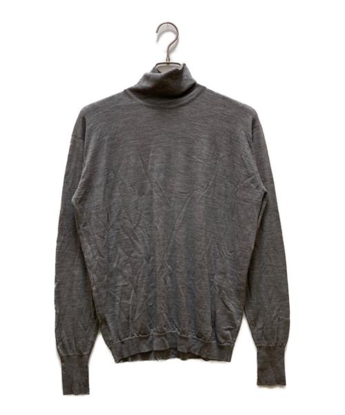 JOHN SMEDLEY（ジョンスメドレー）JOHN SMEDLEY (ジョンスメドレー) タートルネックニット グレー サイズ:Ⅼの古着・服飾アイテム