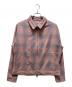 JOURNAL STANDARD relume（ジャーナルスタンダード レリューム）の古着「チェック ショート シャツブルゾン」｜ピンク