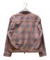 JOURNAL STANDARD relume (ジャーナルスタンダード レリューム) チェック ショート シャツブルゾン ピンク サイズ:Ⅼ：8000円