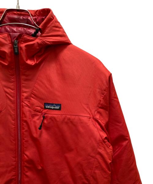 Patagonia（パタゴニア）Patagonia (パタゴニア) マイクロパフフーデッドジャケット レッド サイズ:sの古着・服飾アイテム