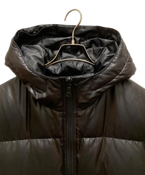 BURBERRY BLACK LABEL（バーバリーブラックレーベル）BURBERRY BLACK LABEL (バーバリーブラックレーベル) リバーシブルフーデッドチェックダウンジャケット ブラック サイズ:Lの古着・服飾アイテム