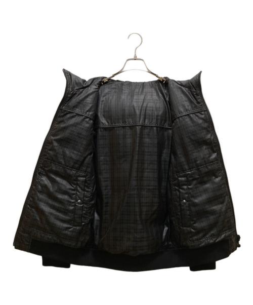 BURBERRY BLACK LABEL（バーバリーブラックレーベル）BURBERRY BLACK LABEL (バーバリーブラックレーベル) リバーシブルフーデッドチェックダウンジャケット ブラック サイズ:Lの古着・服飾アイテム