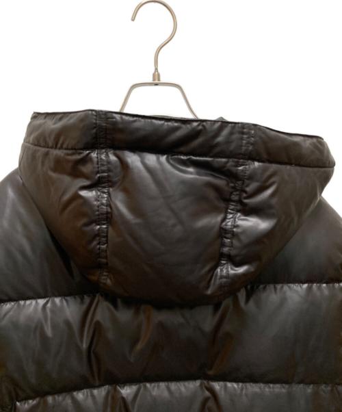 BURBERRY BLACK LABEL（バーバリーブラックレーベル）BURBERRY BLACK LABEL (バーバリーブラックレーベル) リバーシブルフーデッドチェックダウンジャケット ブラック サイズ:Lの古着・服飾アイテム
