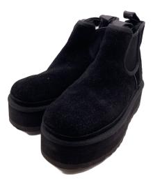 UGG（アグ）の古着「ニューメル プラットフォーム チェルシー」｜ブラック