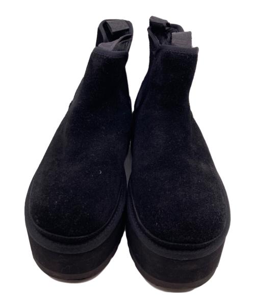 UGG（アグ）UGG (アグ) ニューメル プラットフォーム チェルシー ブラック サイズ:24の古着・服飾アイテム