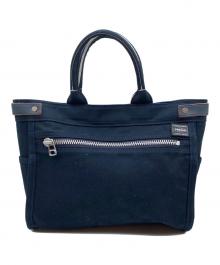PORTER GIRL（ポーターガール）の古着「ネイキッド キャンバストートバッグ(S)」｜ネイビー