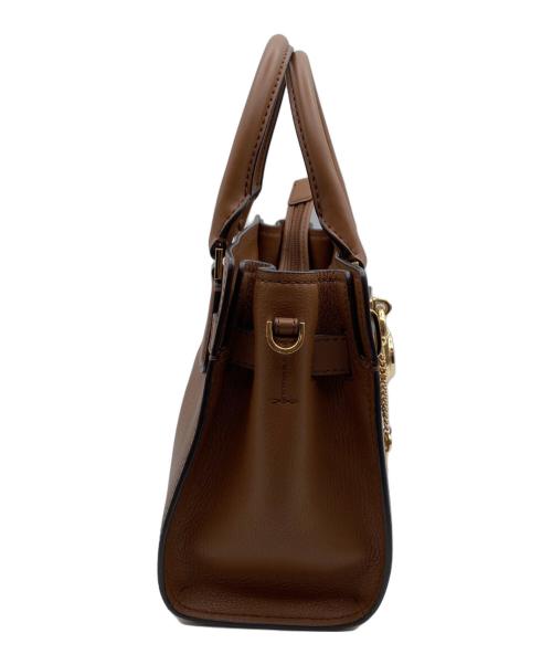 MICHAEL KORS（マイケル・コース）MICHAEL KORS (マイケル・コース) HAMILTON サッチェル スモール2WAYバッグ ブラウンの古着・服飾アイテム