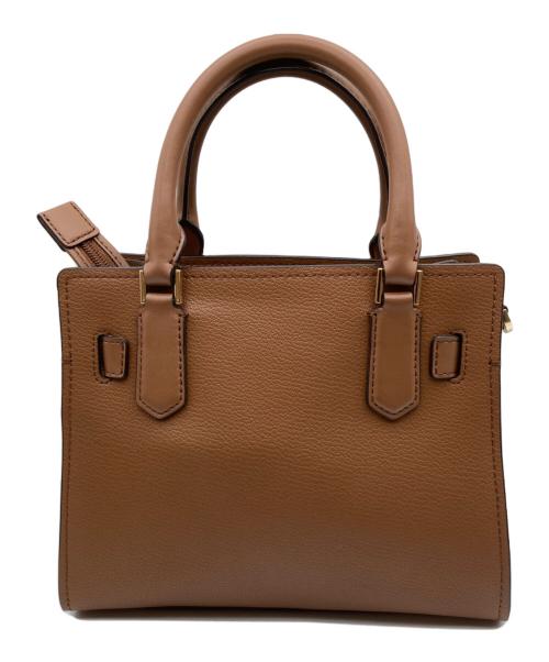 MICHAEL KORS（マイケル・コース）MICHAEL KORS (マイケル・コース) HAMILTON サッチェル スモール2WAYバッグ ブラウンの古着・服飾アイテム
