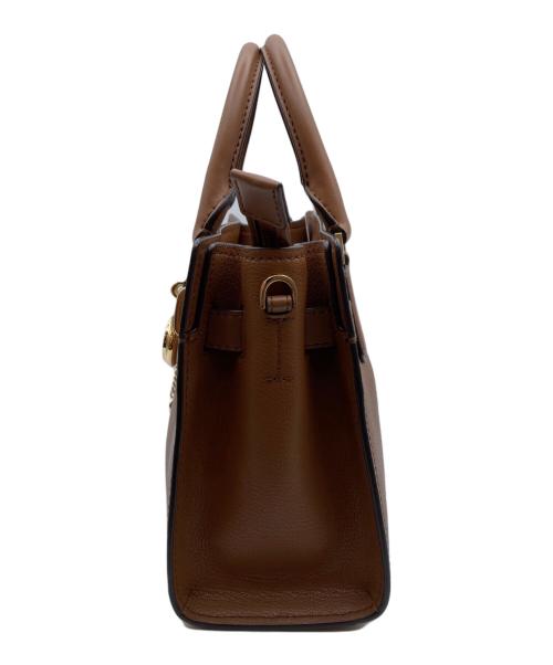 MICHAEL KORS（マイケル・コース）MICHAEL KORS (マイケル・コース) HAMILTON サッチェル スモール2WAYバッグ ブラウンの古着・服飾アイテム