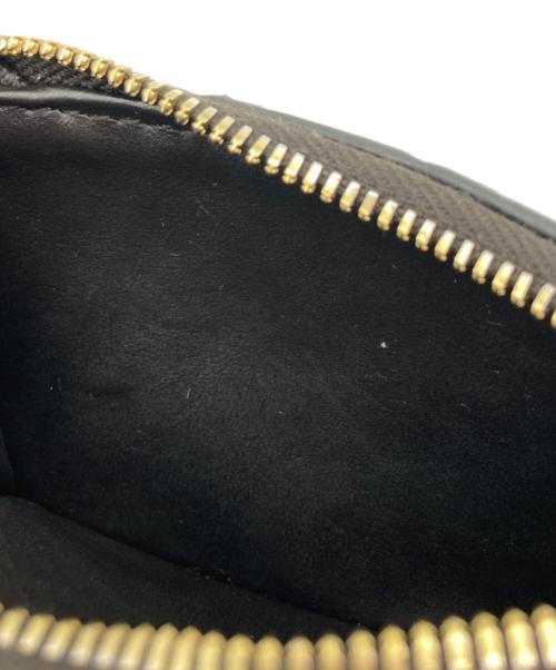 BOTTEGA VENETA（ボッテガベネタ）BOTTEGA VENETA (ボッテガベネタ) イントレチャート レザー スウェード ミニ財布 ブラウンの古着・服飾アイテム