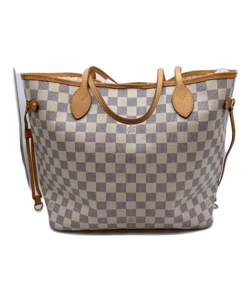 LOUIS VUITTON（ルイ ヴィトン）LOUIS VUITTON (ルイ ヴィトン) ネヴァーフルMM ダミエ・アズール トートバッグ ホワイトの古着・服飾アイテム