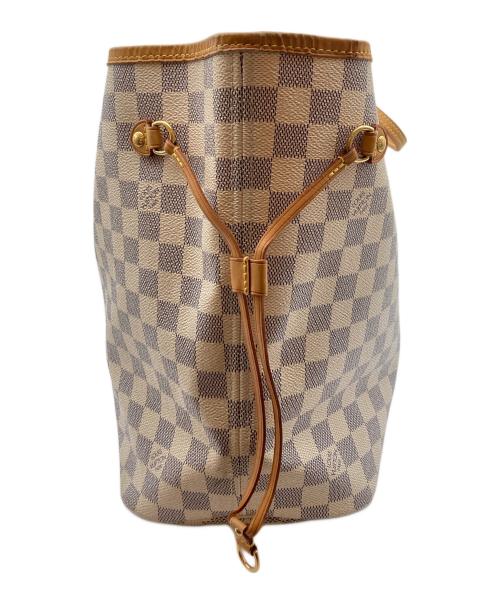 LOUIS VUITTON（ルイ ヴィトン）LOUIS VUITTON (ルイ ヴィトン) ネヴァーフルMM ダミエ・アズール トートバッグ ホワイトの古着・服飾アイテム