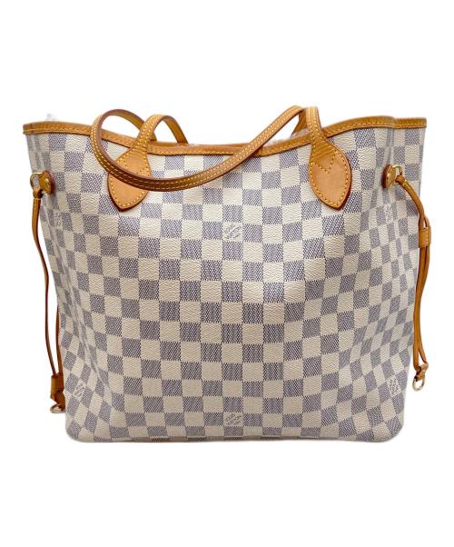 LOUIS VUITTON（ルイ ヴィトン）LOUIS VUITTON (ルイ ヴィトン) ネヴァーフルMM ダミエ・アズール トートバッグ ホワイトの古着・服飾アイテム