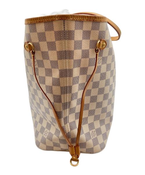 LOUIS VUITTON（ルイ ヴィトン）LOUIS VUITTON (ルイ ヴィトン) ネヴァーフルMM ダミエ・アズール トートバッグ ホワイトの古着・服飾アイテム