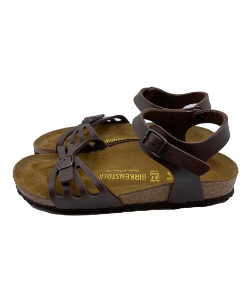 BIRKENSTOCK（ビルケンシュトック）BIRKENSTOCK (ビルケンシュトック) バリ レザーストラップサンダル ブラウン サイズ:24cmの古着・服飾アイテム