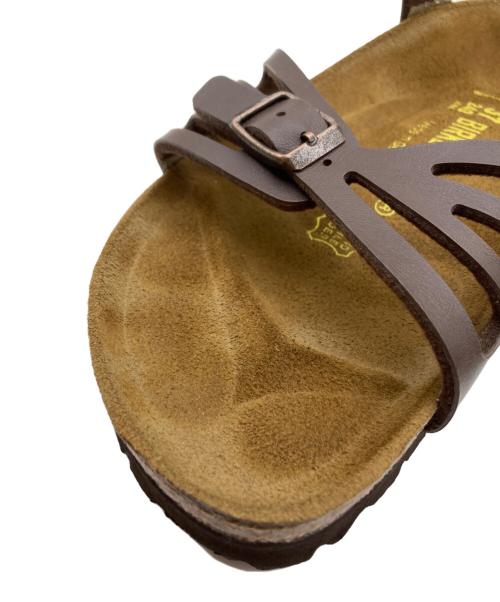 BIRKENSTOCK（ビルケンシュトック）BIRKENSTOCK (ビルケンシュトック) バリ レザーストラップサンダル ブラウン サイズ:24cmの古着・服飾アイテム