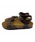 BIRKENSTOCK (ビルケンシュトック) バリ レザーストラップサンダル ブラウン サイズ:24cm：8000円