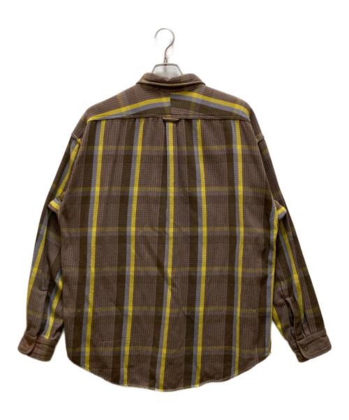 THE NORTHFACE PURPLELABEL（ザ・ノースフェイス パープルレーベル）THE NORTHFACE PURPLELABEL (ザ・ノースフェイス パープルレーベル) カリフォルニアフィールドシャツ ブラウン サイズ:Ⅼの古着・服飾アイテム