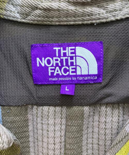THE NORTHFACE PURPLELABEL（ザ・ノースフェイス パープルレーベル）THE NORTHFACE PURPLELABEL (ザ・ノースフェイス パープルレーベル) カリフォルニアフィールドシャツ ブラウン サイズ:Ⅼの古着・服飾アイテム