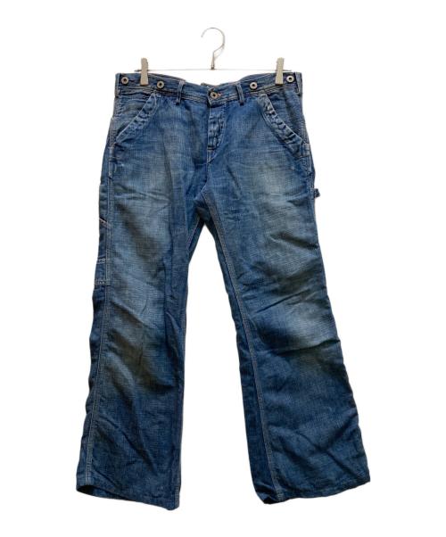 RRL（ダブルアールエル）RRL (ダブルアールエル) サスペンダーペインターデニムパンツ インディゴ サイズ:30/34の古着・服飾アイテム