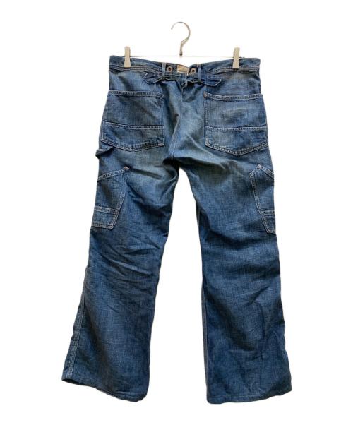 RRL（ダブルアールエル）RRL (ダブルアールエル) サスペンダーペインターデニムパンツ インディゴ サイズ:30/34の古着・服飾アイテム