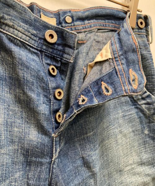 RRL（ダブルアールエル）RRL (ダブルアールエル) サスペンダーペインターデニムパンツ インディゴ サイズ:30/34の古着・服飾アイテム
