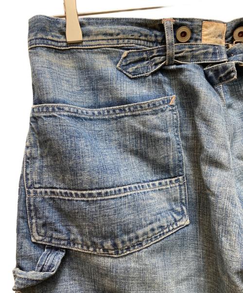 RRL（ダブルアールエル）RRL (ダブルアールエル) サスペンダーペインターデニムパンツ インディゴ サイズ:30/34の古着・服飾アイテム