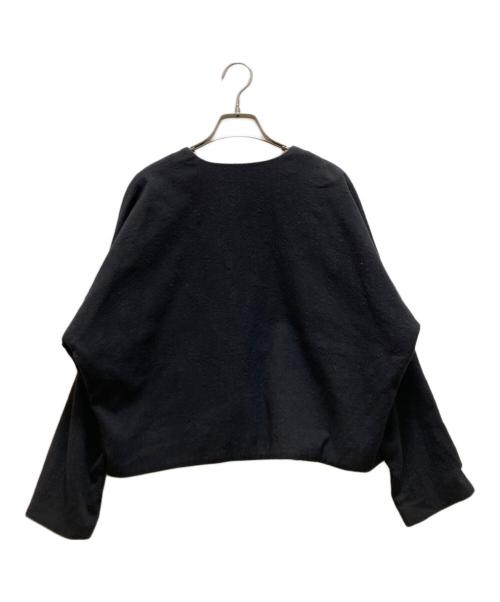 annabelle（アナベル）annabelle (アナベル) ノーカラージャケット ブラック サイズ:FREEの古着・服飾アイテム