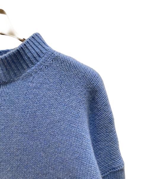 MARNI（マルニ）MARNI (マルニ) デザインニット ホワイト×ブルー サイズ:３８の古着・服飾アイテム