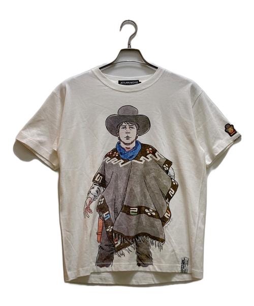 JETLINK（ジェットリンク）JETLINK (ジェットリンク) プリントTシャツ ホワイト サイズ:2の古着・服飾アイテム