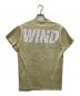 WIND AND SEA (ウィンダンシー) ロゴプリントTシャツ ベージュ サイズ:M：5000円