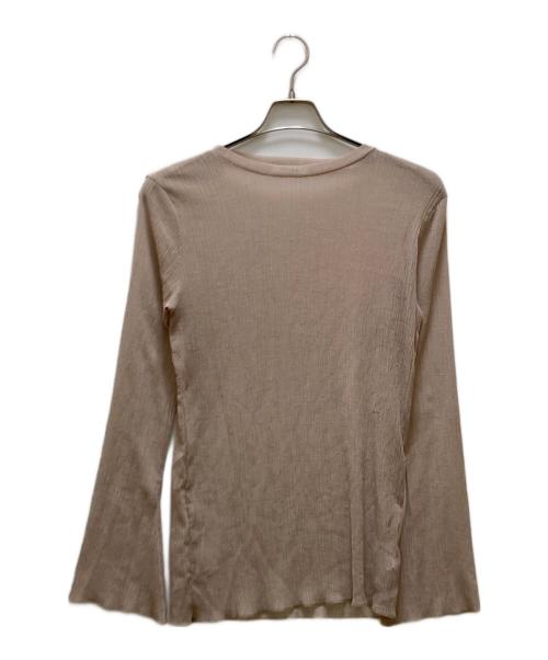 Whim Gazette（ウィムガゼット）Whim Gazette (ウィムガゼット) シアーリネンカットプルオーバー ベージュ サイズ:FREEの古着・服飾アイテム