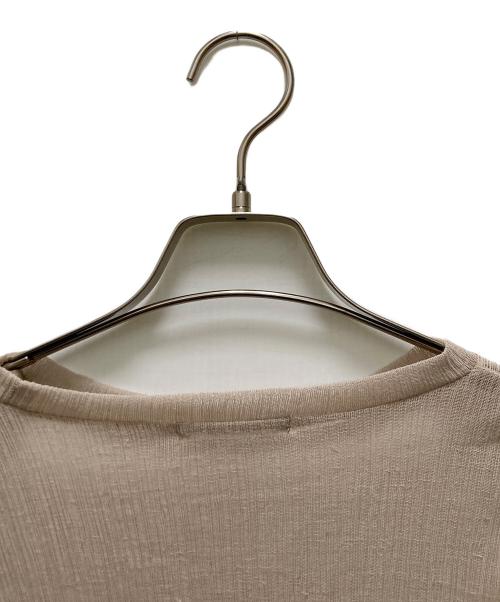 Whim Gazette（ウィムガゼット）Whim Gazette (ウィムガゼット) シアーリネンカットプルオーバー ベージュ サイズ:FREEの古着・服飾アイテム