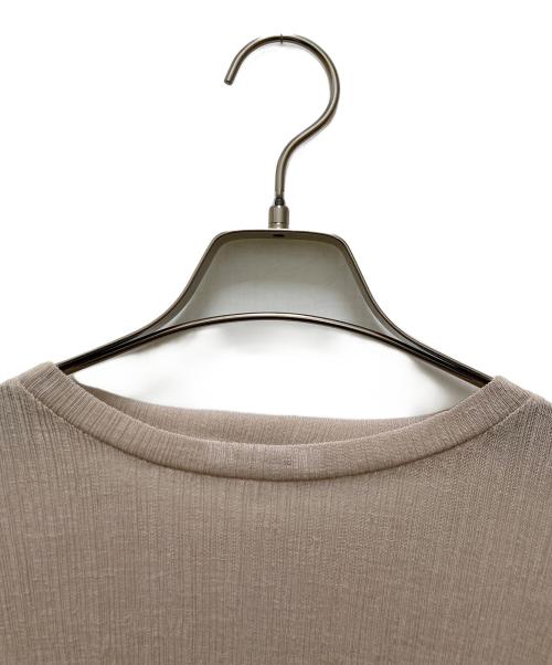 Whim Gazette（ウィムガゼット）Whim Gazette (ウィムガゼット) シアーリネンカットプルオーバー ベージュ サイズ:FREEの古着・服飾アイテム
