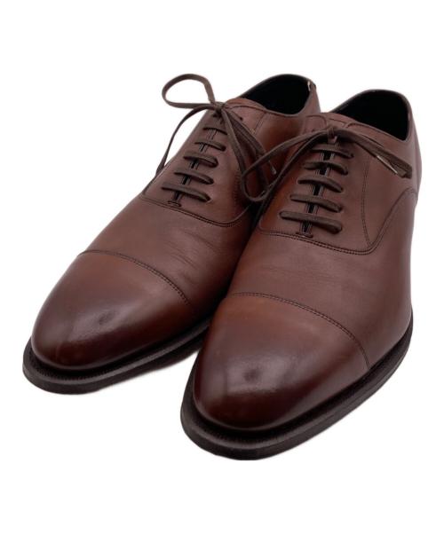 SHETLAND FOX（シェットランドフォックス）SHETLAND FOX (シェットランドフォックス) ストレートチップ ビジネスシューズ ブラウン サイズ:8 1/2Aの古着・服飾アイテム