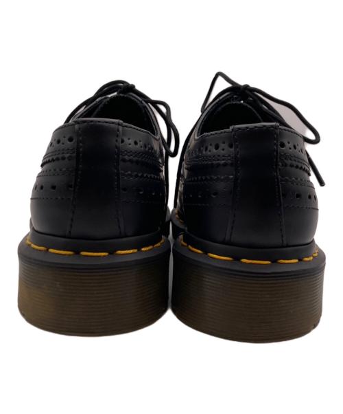 Dr.Martens（ドクターマーチン）Dr.Martens (ドクターマーチン) イエローステッチ ブローグ シューズ ブラック サイズ:UK3の古着・服飾アイテム