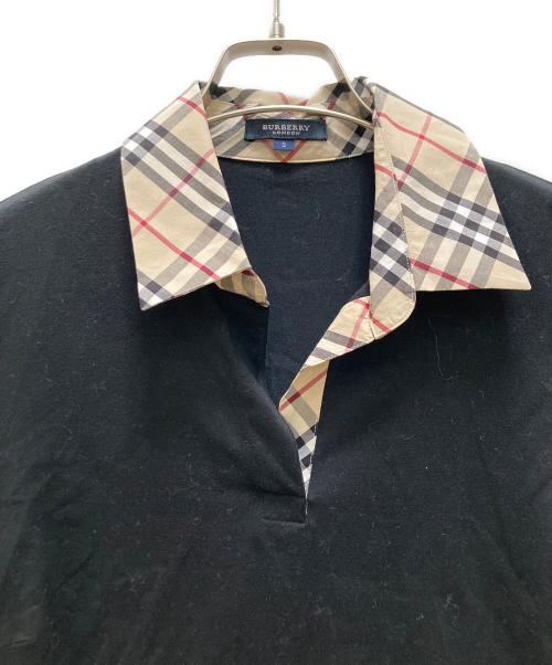 BURBERRY LONDON（バーバリーロンドン）BURBERRY LONDON (バーバリーロンドン) ノバチェックスキッパーシャツ ブラック サイズ:2の古着・服飾アイテム
