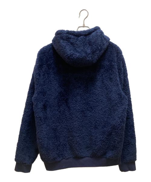 POLO RALPH LAUREN（ポロ・ラルフローレン）POLO RALPH LAUREN (ポロ・ラルフローレン) ベア刺繍ボアプルオーバーパーカー ネイビー サイズ:Ｌの古着・服飾アイテム