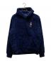 POLO RALPH LAUREN（ポロ・ラルフローレン）の古着「ベア刺繍ボアプルオーバーパーカー」｜ネイビー
