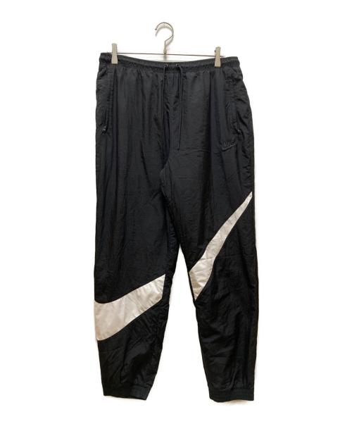 NIKE（ナイキ）NIKE (ナイキ) ビッグスウォッシュ ナイロンパンツ ブラック サイズ:XLの古着・服飾アイテム